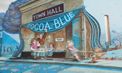 ショップのアートワーク