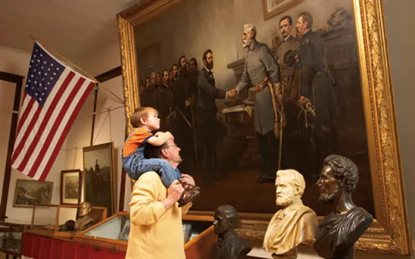 トーマス・ナストが1895年に描いた有名な絵画『Peace in Union』（ガレーナのグラント美術館所蔵