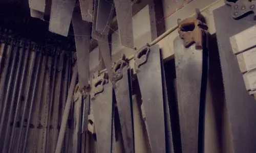 David Stine Woodworkingのノコギリ。