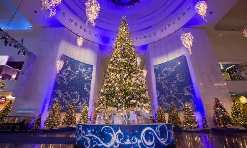 科学産業博物館のクリスマスツリー