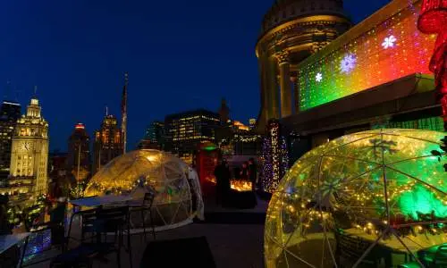 LondonHouse冬のルーフトップダイニング