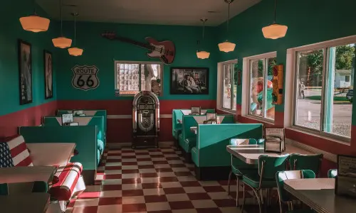 ダイナー・インテリアツイステートリート・ダイナーリビングストン