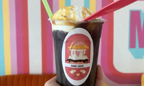 マシュマロ入りドリンク