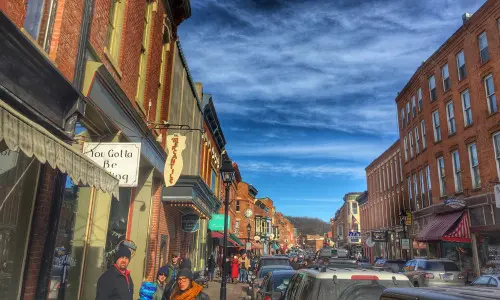 建物、人、交通