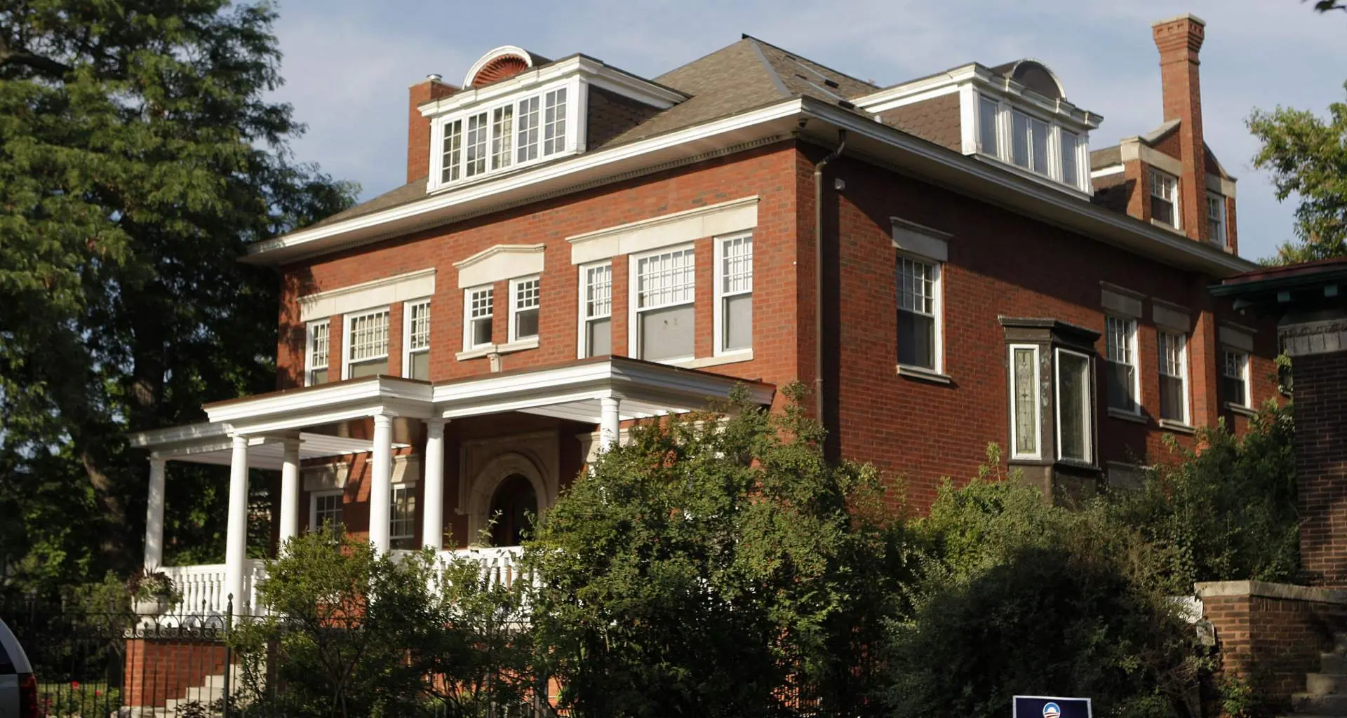 ハイドパークのオバマ邸外観