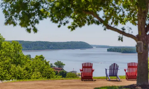 湖のビューポイント