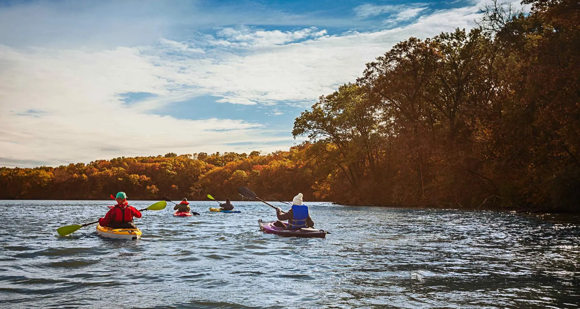 モリーンでのファミリー・カヤック