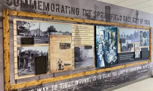 スプリングフィールド人種暴動の壁画